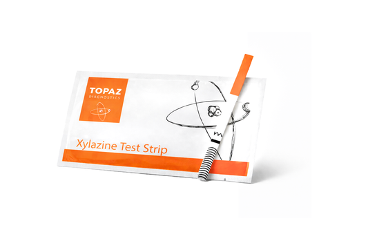 Xylazine Single Drug Test Strip with packaging